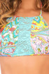 Luli Fama Siren Dance Lace Cut Out Halter Top